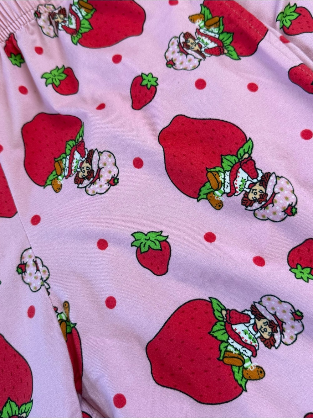 Women’s Strawberry Shortcake Pajama Pants - Picture 2 of 3